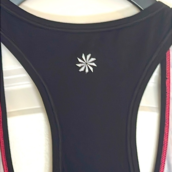 Athleta Multicolor Stripe Racerback Sporty Tank Size L - Picture 3 of 7